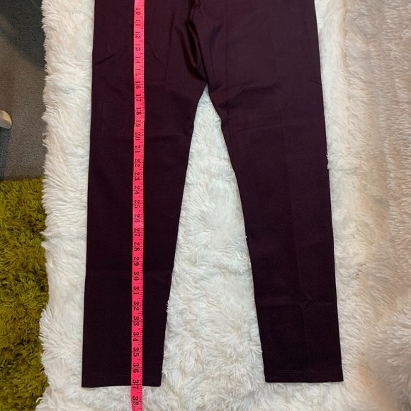 Calvin Klein Performance Stretch High Waist Leggings, Burgundy, Size S,L,XL - Picture 9 of 9